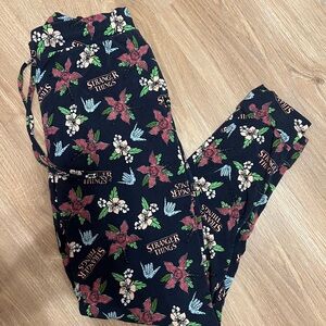 MeUndies Black and Red Stranger Things joggers for Everyday Comfort Small